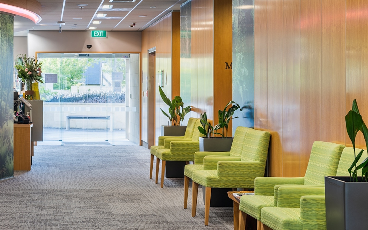 Our facilities reception